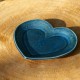 Coupelle Coeur Bleue satinée