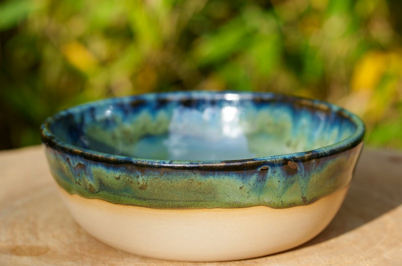 Bol bleu vert