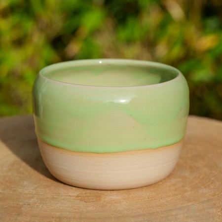 Pot boule vert