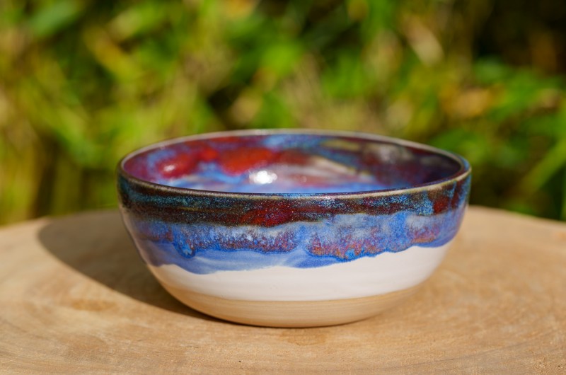 Bol bleu rouge