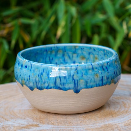 Grand bol bleu façon Nuit étoilée