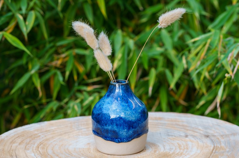 Vase bleu