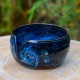 Bol à tricot bleu