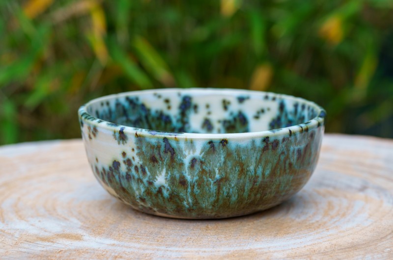 Pot boule Jaspe Verte