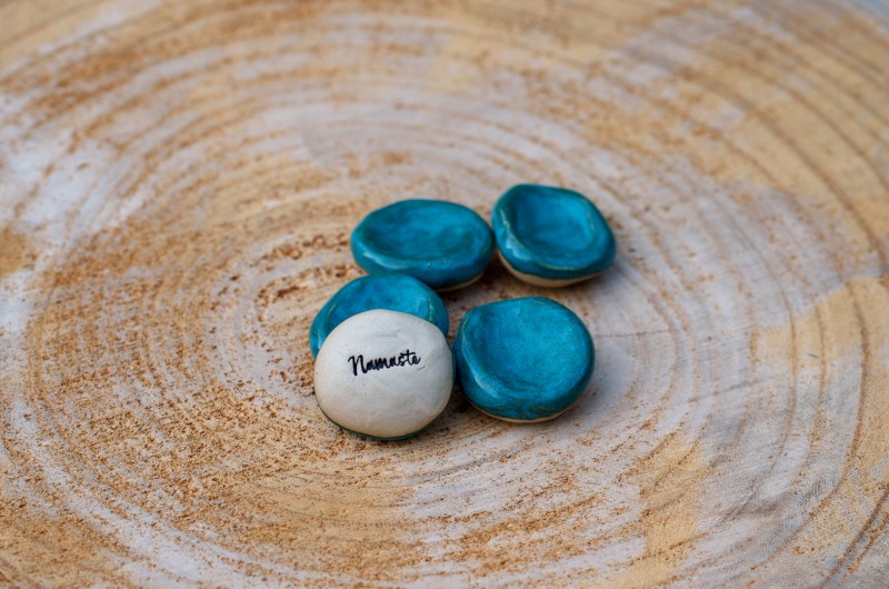 Worry Stone Namaste