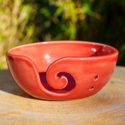 Bol à tricot rouge