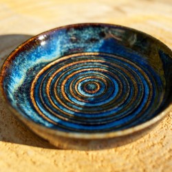 Porte-savon Bleu et brun