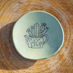 Coupelle Cactus et arrosoir