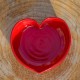 Bol grand coeur rouge