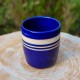 Pot droit bleu cobalt