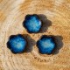 Worry stone Fleur bleue