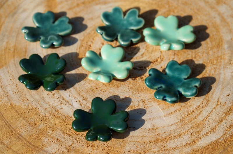 Worry stone Trèfle Quatre feuilles