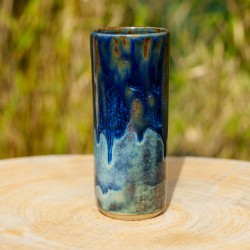 Vase bleu dégradé