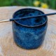 Pot pour pinceaux bleu