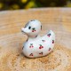 Canard en céramique Fait Main - Motif Cerises