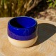 Pot boule bleu cobalt