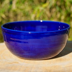 Cache-pot bleu cobalt