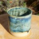 Cache-pot Bleu cristallisé