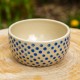 Bol vide-poche Pois bleus