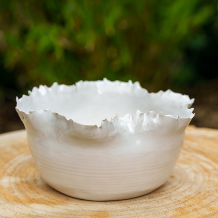 Bol vide-poche Corolle blanche