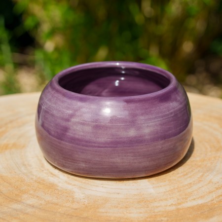 Pot boule violet