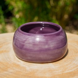 Pot boule violet