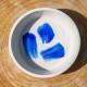Bol blanc et bleu
