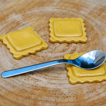 Repose-cuillère Ravioli Jaune Taille S