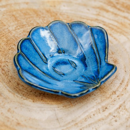 Petite coupelle Coquillage bleu
