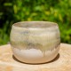 Cache-pot beige et ocre