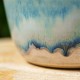 Cache-pot vert et bleu