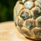 Pot boule gris vert