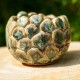 Pot boule gris vert