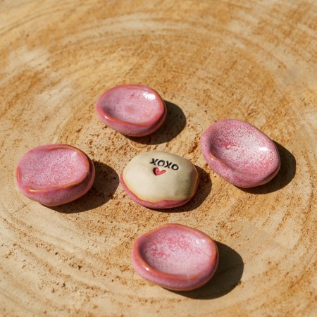Worry Stone Je t'aime Rouge