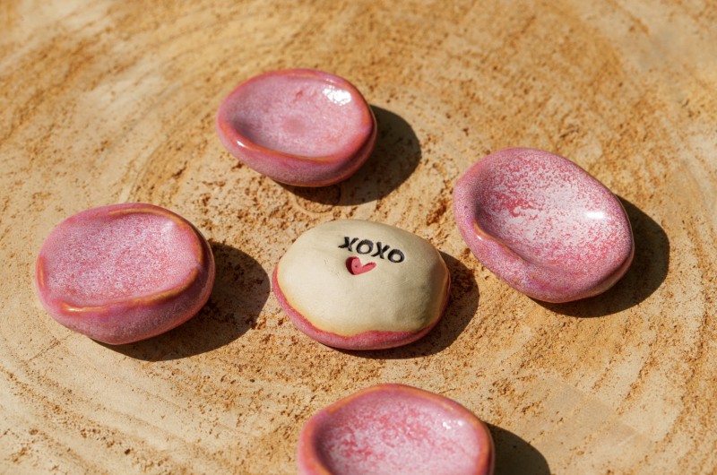 Worry Stone Je t'aime Rouge
