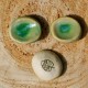 Worry Stone en céramique - Monstera