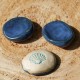 Worry stone Fleur violette