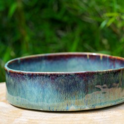 Centre de table vide-poche bleu