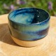 Cache-pot  vert et bleu