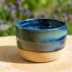 Cache-pot  vert et bleu
