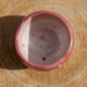 Cache-pot rose et blanc