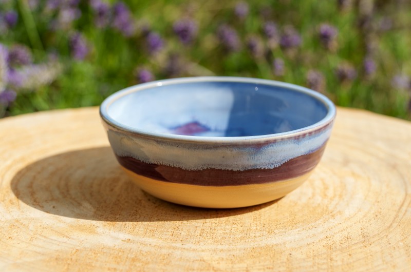 Bol vide-poche bleu violet