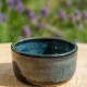 Pot  droit noir et bleu