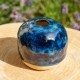 Vase boule bleu vert