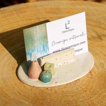 Porte carte de visite Mini vases pastel