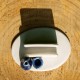Porte carte de visite Mini vases bleu et blanc