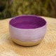 Pot rond violet et rose