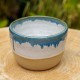Pot blanc et bleu