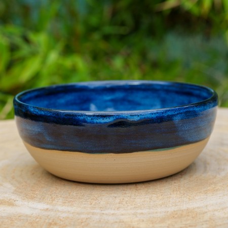 Coupelle vide-poche bleue