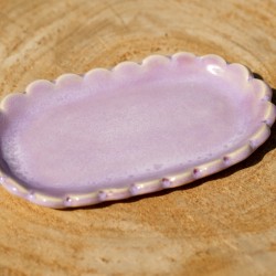 Petite coupelle festonnée rose
